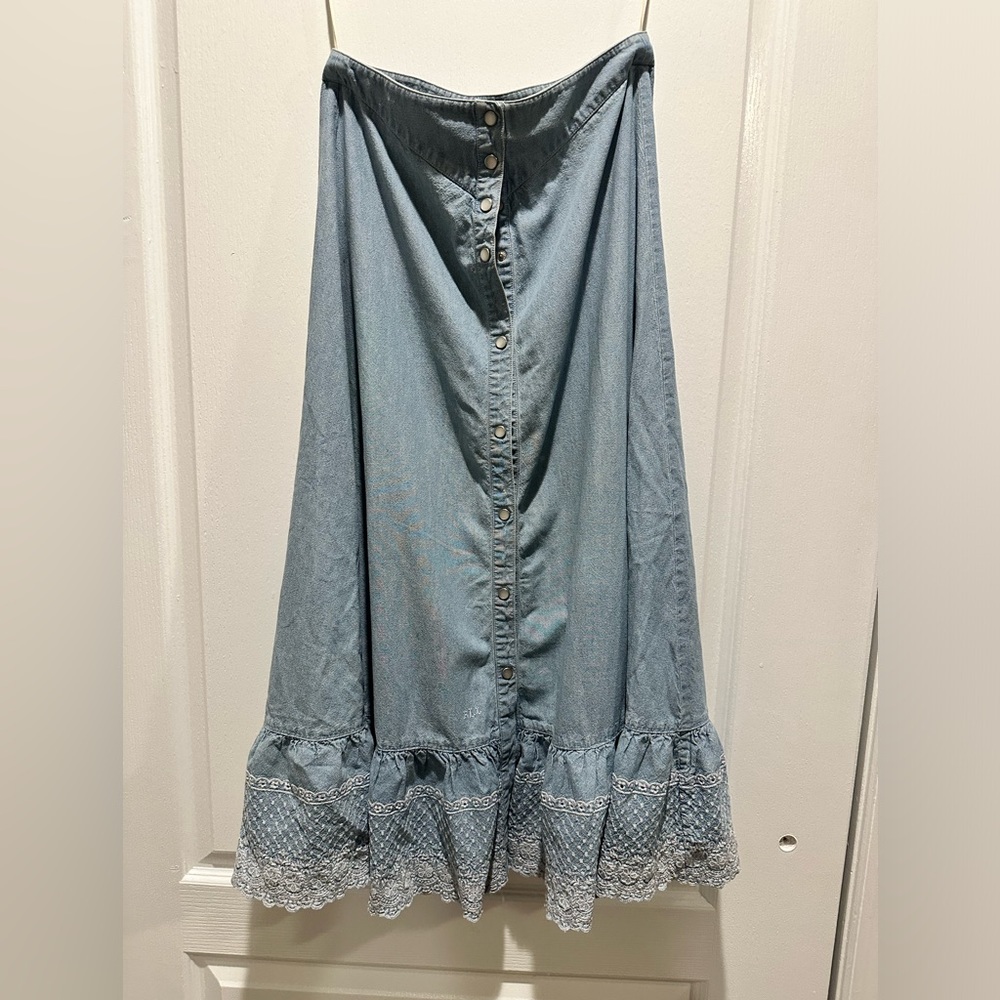 Small(4) Ralph Lauren Jean Skirt